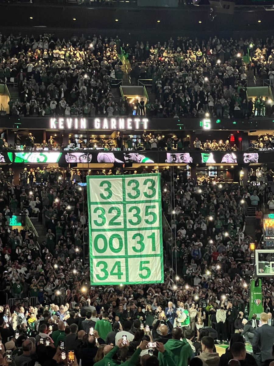 Get ready for Kevin Garnett's @Celtics Jersey Retirement with some