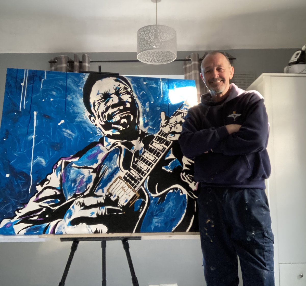 JohnCareless's tweet photo. @ChrisPageArt These are a few of my others Chris. Mostly Acrylics, but Idris Elba and Tom Hardy I did in oils https://t.co/TkvKtFhjct