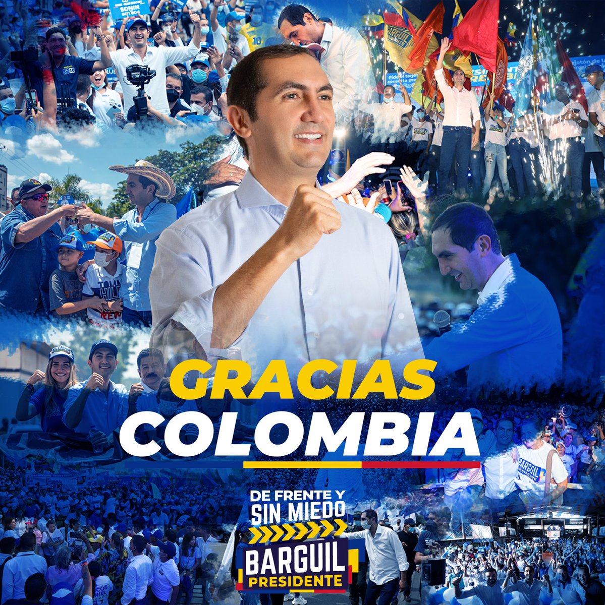 davidbarguil's tweet photo. ¡GRACIAS COLOMBIA!  

Infinita gratitud siento por el apoyo de mi familia, amigos, partido y cada colombiano que creyó en esta causa. Hoy les digo que esta lucha no termina aquí, seguiré trabajando por Colombia, con su apoyo seguiremos defendiendo la democracia de nuestra patria. https://t.co/oVcHkVOsXF