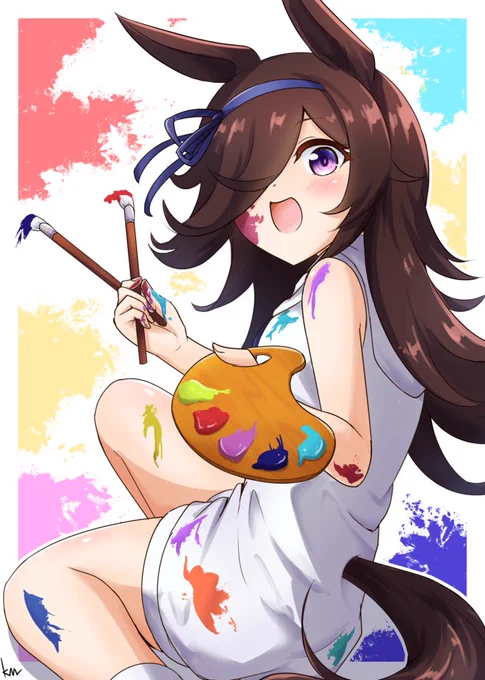 namcoライス🎨
#ウマ娘 #ウマ娘プリティーダービー 
#ライスシャワー 