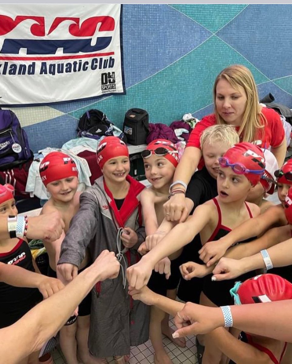 PAACswim's tweet photo. PAAC has the best coaches on the planet!! And that’s what we have the best swimmers!!
Yes a rare Facebook photobomb of coach Tjasa! A true PAAC legend!
8 & unders about to clean it up at 10 & under champs!! 
#havingfun
#swimmingfast
#gopaac https://t.co/0SKzEuuQQx