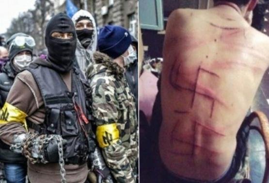 JuliaCerisi's tweet image. 🔴🔴🔴
Question sérieuse aux gentils petits Français pacifistes.
C'est ces gens et cette politique de terreur que vous voulez importer en France ?
Des bataillons AZOV pratiquant la torture et laissant derrière eux des charniers ?
Dois-je être plus claire ou avez-vous compris ?