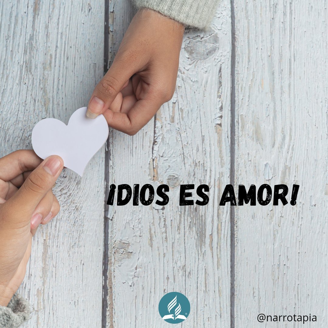 narro_daniel23's tweet photo. El que no ama, no ha conocido a Dios; porque Dios es amor.
1 Juan 4:8
#AdventistasDIA #UVOriental #AVCSur https://t.co/t7GdEfoNYM