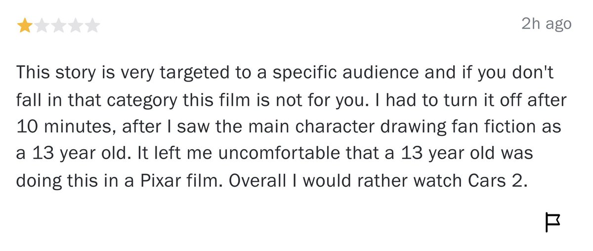 JoeZieja's tweet photo. reply to this message describing the fanfic you were writing/drawing when you were 13, because parents who watched Turning Red are obviously mentally out of touch 

mine was a two book series that involved, among many other derivative things, me flying an Arwing https://t.co/Zls40S4RyX