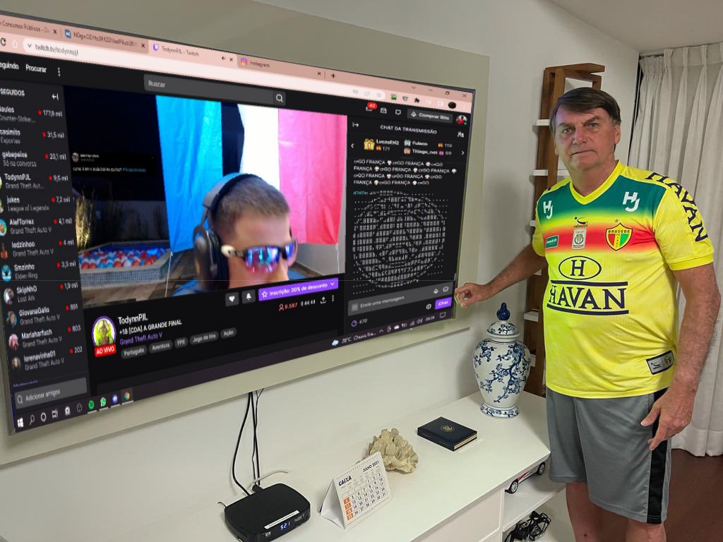 Douglas07245881's tweet photo. Assistindo o melhor das transmissões! #GoFranca #finalcomotody https://t.co/JZaGw4F5P7