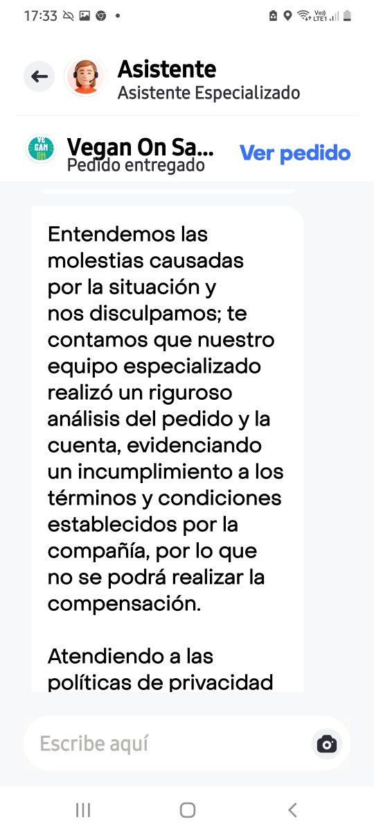 richcarboHC's tweet photo. @RappiMexico en segundo lugar, dicen que hacen un analisis de la queja .. no se cual analisis si fue una respuesta automatica que me cierra la conversación. Repito me trajeron otro pedido y mas caro. No hay comunicación ni con ustedes, ni con el restaurante. https://t.co/rBFuSKxEjY