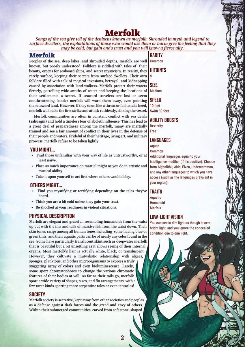 Sinclair's Library - PF2 / 5E - NPC Codex and Player Guide by Nonat1s —  Kickstarter