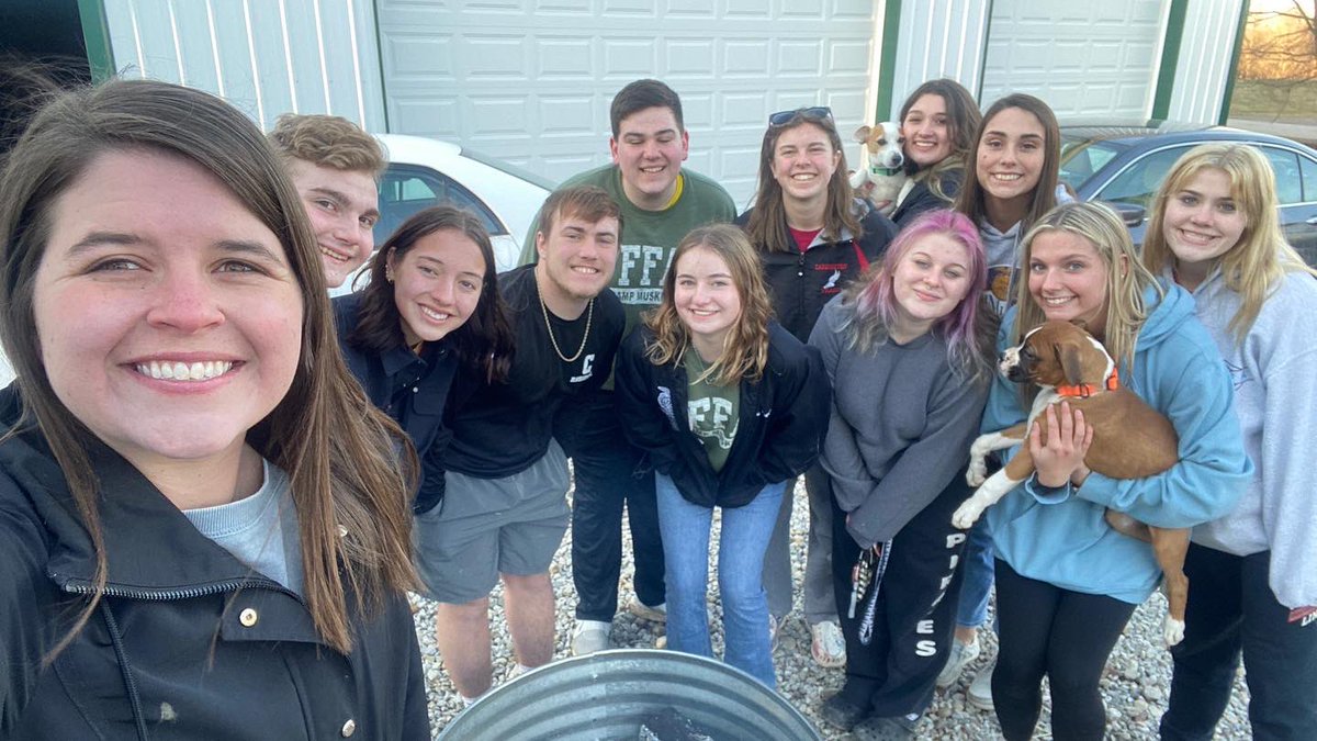 Banquet prep has began! The officer team had a full day of filming and adventure today. 🔥🛶⛳️

Can’t wait for you all to join us on April 22, 2022 for the 82nd Annual Cardington FFA Banquet!