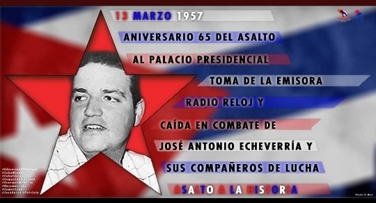 BaltarLisvier's tweet photo. Los jóvenes de hoy recordamos aquellos que lucharon por los sueños de una Cuba con todos y para el bien de todos en especial los caídos en nuestras luchas revolucionarias https://t.co/xt81jNC1D8