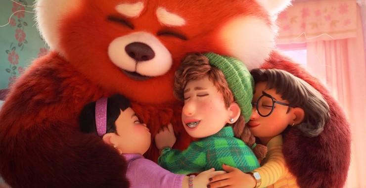 Я краснею мультфильм мэй. Где девочка превращается в панду. Красная панда из мультика. Красная панда из мультика я. Панда картинки.