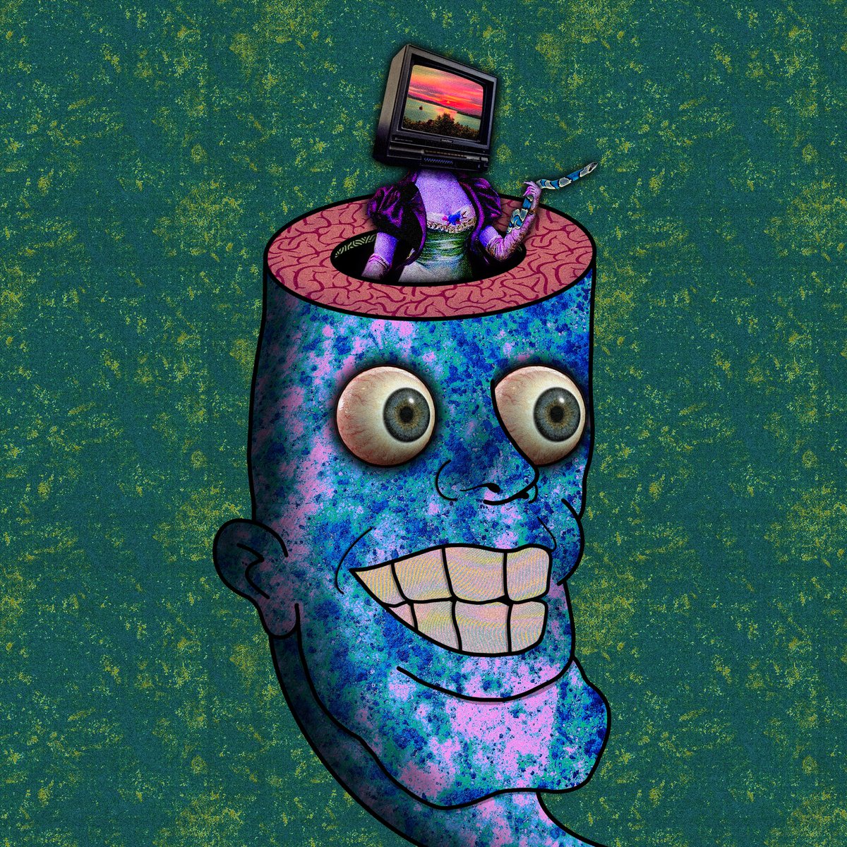 magicmysterymob's tweet photo. “Snake Lady TV Head”
Available now on #opensea
#NFTCommunity #NFT #nftart #digitalart https://t.co/tZokOBbnhC