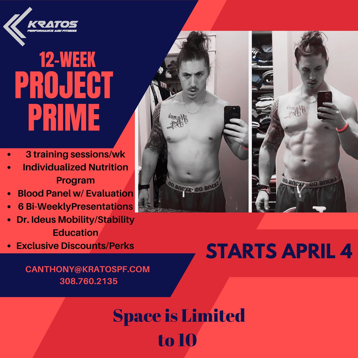 Kratos_LNK's tweet image. Project Prime is a tested and proven program that garnered impressive gains in previous trials.
⬇️Body Fat
⬆️Muscle, Energy, Production, &amp;amp;Performance
Quit putting off reaching your prime! You owe it to yourself. Spots are limited, so do not hesitate.
#projectprime #menshealth