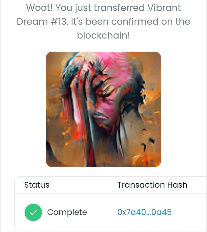 AlwaysSmartDrms's tweet photo. #nft #NFTCommunity #NFTartist #nfts #NFTCollection #nftcollectors #charity

The # 13 and # 14 pieces of the collection already have new owners

@Poncho60542324
@Flash_93

Thanks for the support https://t.co/kFFldEIK3K