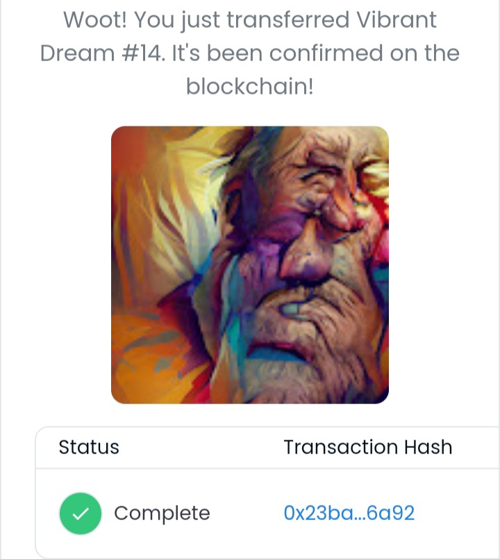 #nft #NFTCommunity #NFTartist #nfts #NFTCollection #nftcollectors #charity

The # 13 and # 14 pieces of the collection already have new owners

<a href="/Poncho60542324/">Poncho</a>
<a href="/Flash_93/">Jeremy</a>

Thanks for the support