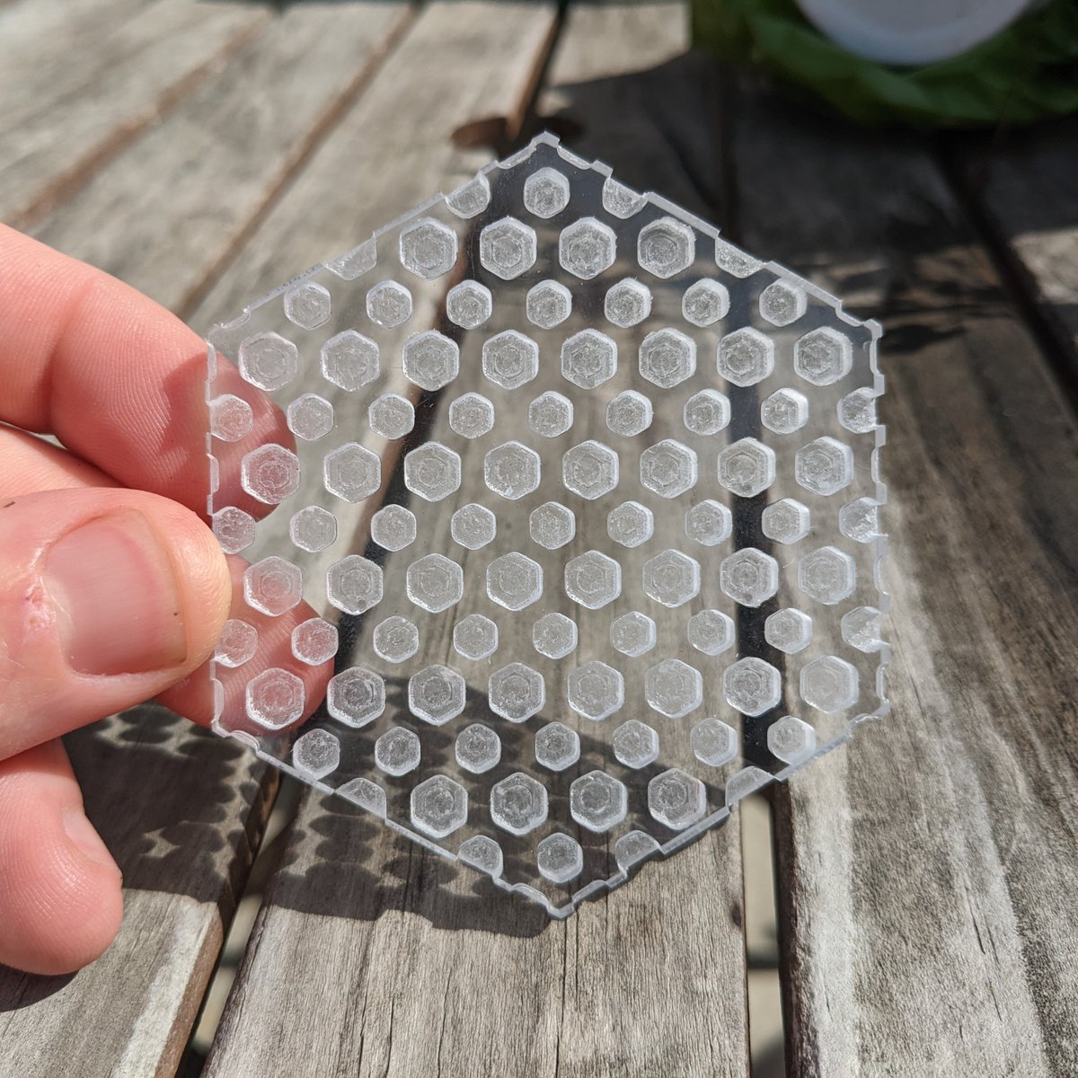 eweinhoffer's tweet photo. (11 of 52) Hex Coaster. I designed and machined this simple coaster out of polycarbonate with a 1/16" flat endmill on my @bantamtools Othermill Pro.
#coaster #machining #cncmachining #polycarbonate #artweekly #othermill https://t.co/n9783Bg1cm