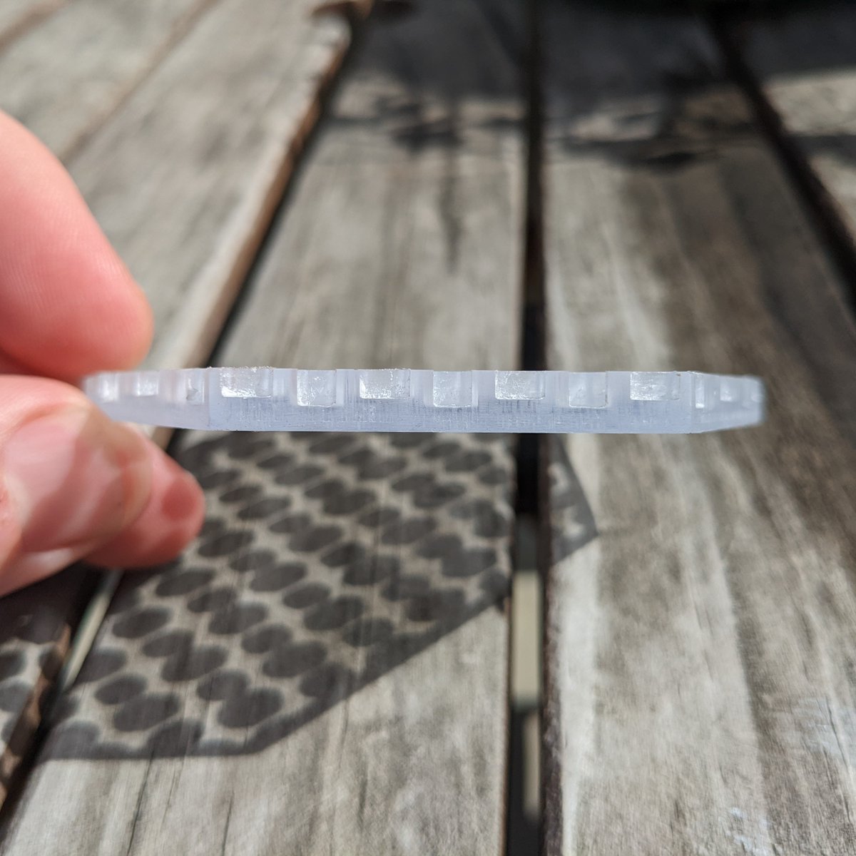 eweinhoffer's tweet photo. (11 of 52) Hex Coaster. I designed and machined this simple coaster out of polycarbonate with a 1/16" flat endmill on my @bantamtools Othermill Pro.
#coaster #machining #cncmachining #polycarbonate #artweekly #othermill https://t.co/n9783Bg1cm