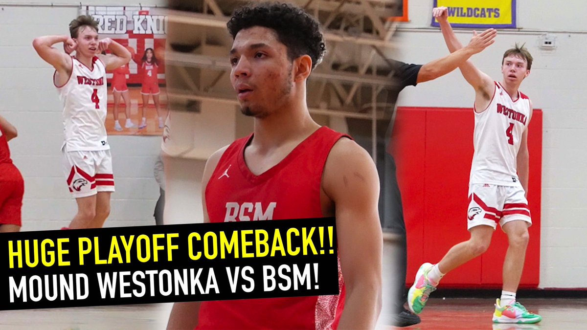 Huge Playoff Comeback!! Mound Westonka vs BSM Was Crazy! Jake Dallman Takes Over!

Video: youtu.be/CwUCayutvwk