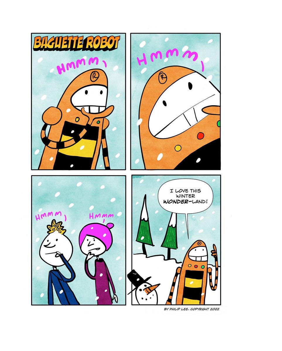 philothewisp's tweet photo. Baguette Robot
#robot #uprootbrushes #comicstrip #webcomic https://t.co/1iwDMctwnb