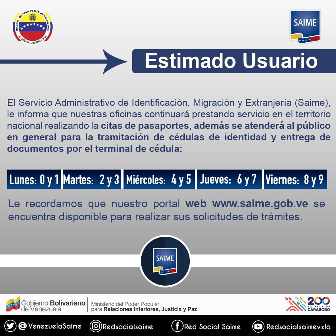 VenezuelaSaime tweet media
