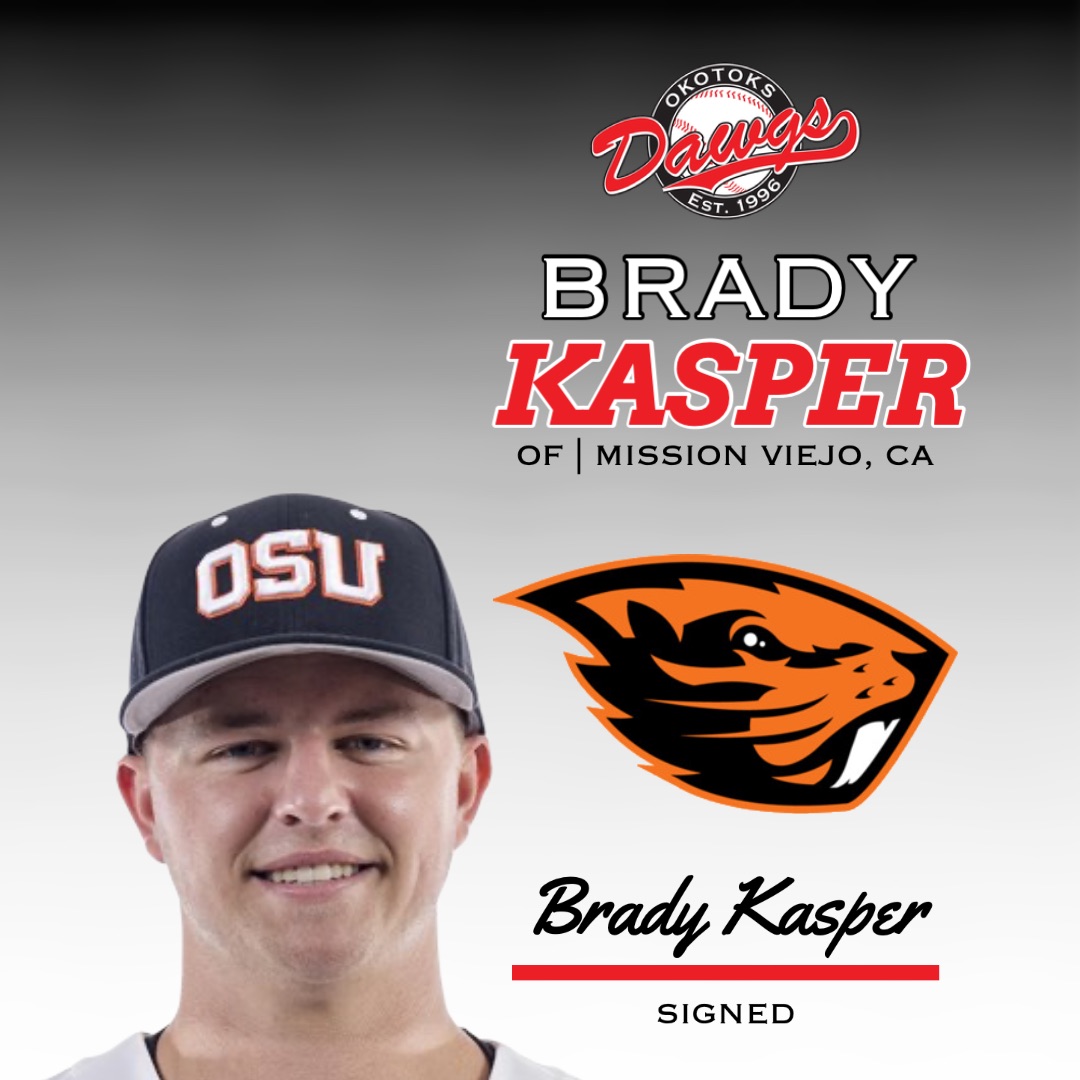 Okotoks_Dawgs's tweet photo. Hey Dawgs fans! Please join us in welcoming Brady Kasper and Jaren Hunter to the Dawgs!
Both Kasper and Hunter play at Oregon State University and will look to make an immediate impact this summer!
#dawgs #baseball #wcbl #ncaa #buildadam #collegesummerball #collegebaseball https://t.co/4yjSZ90EzU