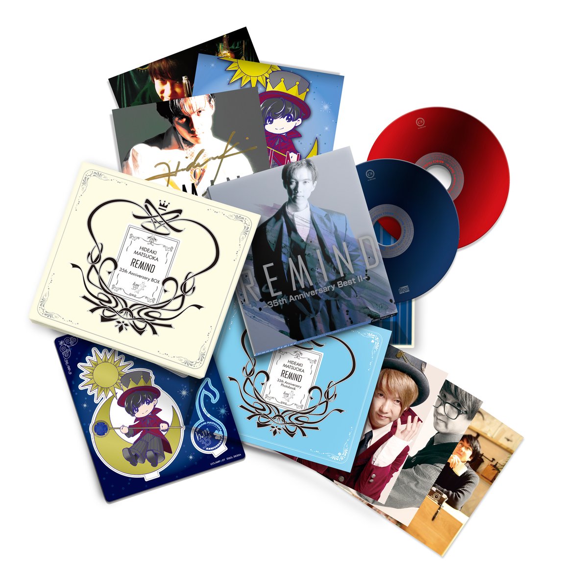 「【ニュース】松岡英明デビュー35周年記念・限定盤BOX 本日3/14発売!CD+」|CLAMP・newsのイラスト