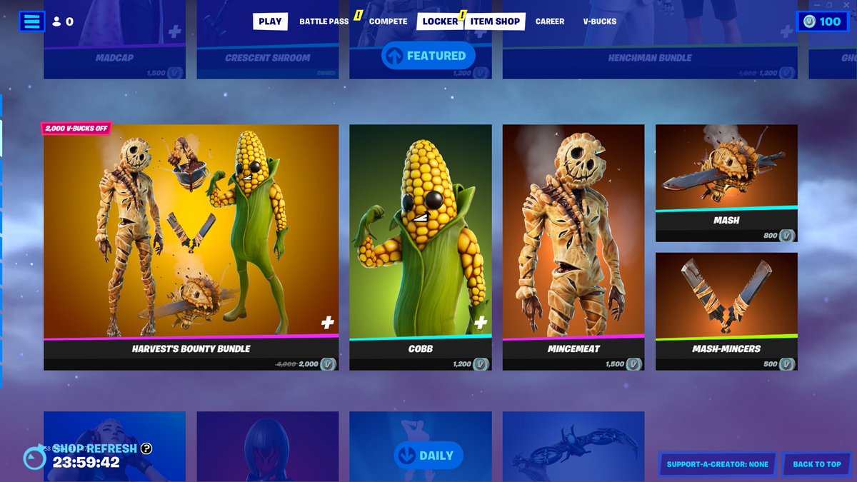 Fortnite Itemshop/news tweet media