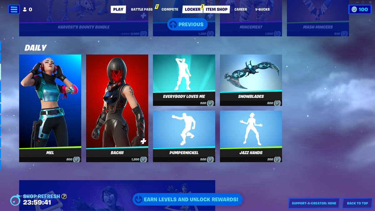 Fortnite Itemshop/news tweet media