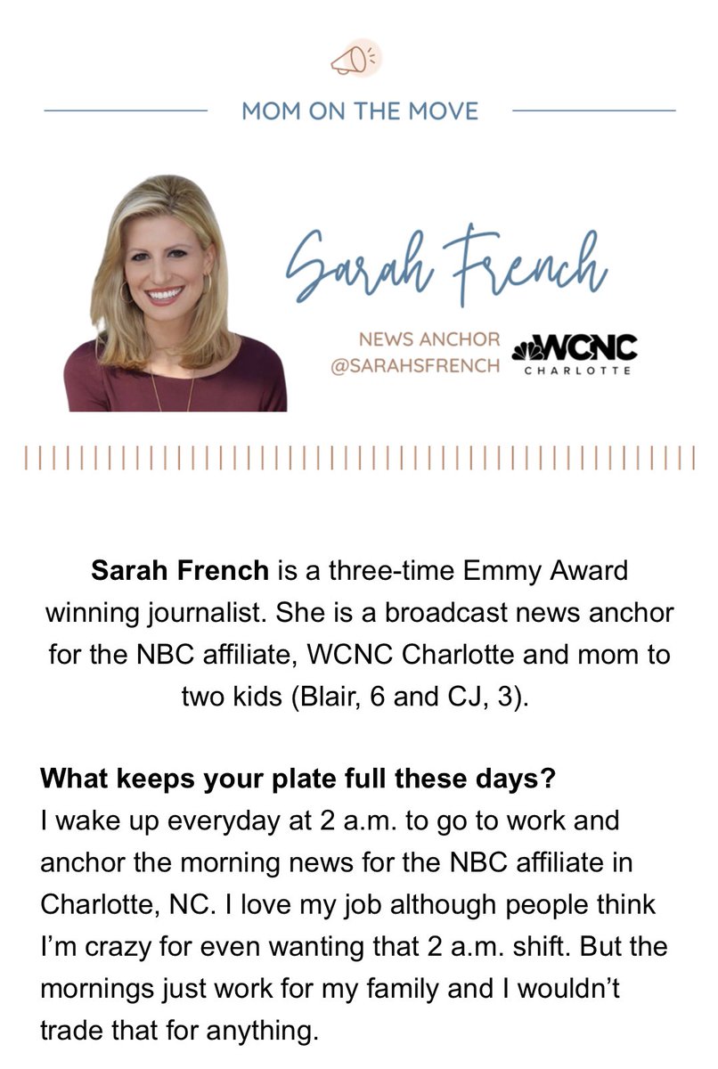 SarahSFrench's tweet photo. The #CarryMedia newsletter is out! Let me know what you think! 

https://t.co/tve3GjlHyd

@wcnc #momonthemove #workingmom #christianmom #familyfirst https://t.co/McYODJ3eZV