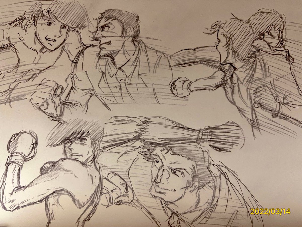 おはようざっくり模写

当時アニメでここまで演出、作画、芝居のクオリティが高い作品はなかなかなかったです。
今見ても素晴らしい。
#あしたのジョー2 