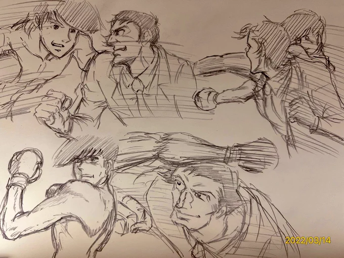 おはようざっくり模写

当時アニメでここまで演出、作画、芝居のクオリティが高い作品はなかなかなかったです。
今見ても素晴らしい。
#あしたのジョー2 