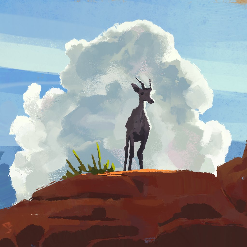 12/30 Daily Painting Studies - Hungover Sunday studys! 😪 #Cloud #illustration #painting #pleinair