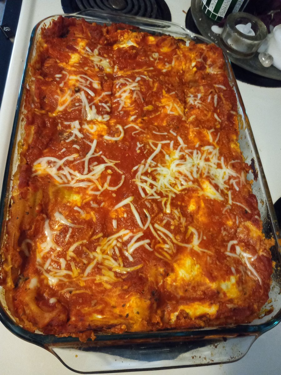 amandajoyB's tweet photo. Shout out to @MorningStrFarms for adding to my meatless lasagna 😋 #vegan #spaghettisunday #veg https://t.co/O6VIP5ht87