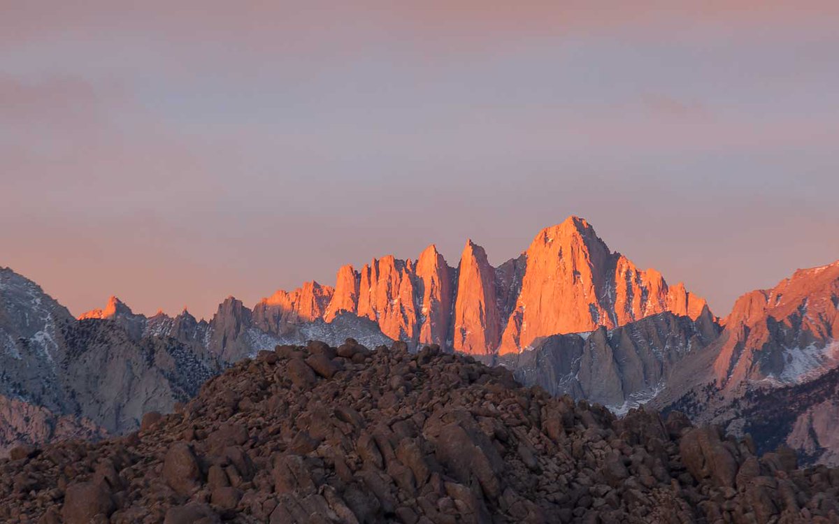 coreyleamon's tweet image. It's the sunrise for me. [Alabama Hills, Dec 2021] #photography #NFTCommunity #nftphotography