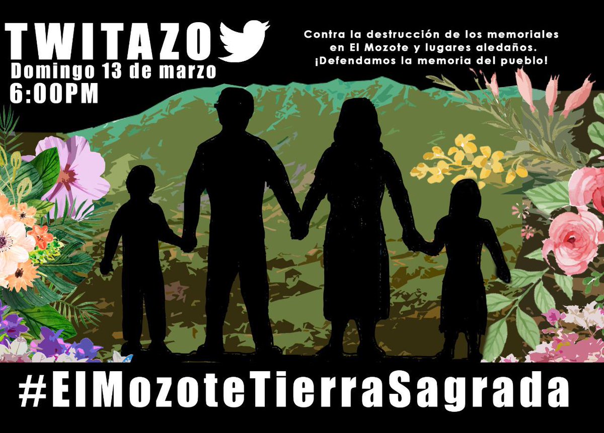#ElMozoteTierraSagrada La imposición del gobierno no es reparación.