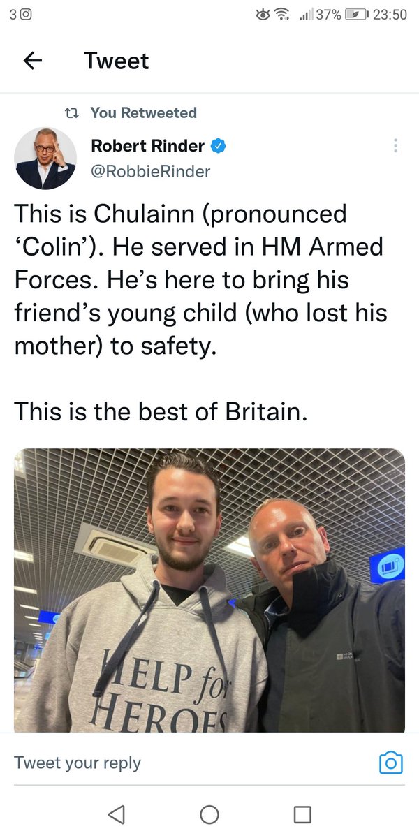 MetaBoneHead's tweet photo. My lil brother has flown over to Ukraine to help &amp; aid everybody that needs it. A pure human act of kind heartedness and bravery. A true hero. I couldn't be more proud of you. My brother. Please be safe 🇺🇦❤️🇬🇧 @MetaSkull1 @RobbieRinder https://t.co/5sen9cVBc4