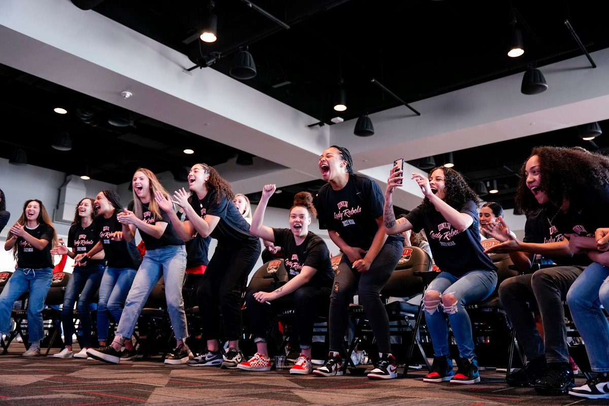 UNLVLadyRebels's tweet photo. Let's go dancing. #LadyRebels #NCAAWBB https://t.co/niA9IhwcZK
