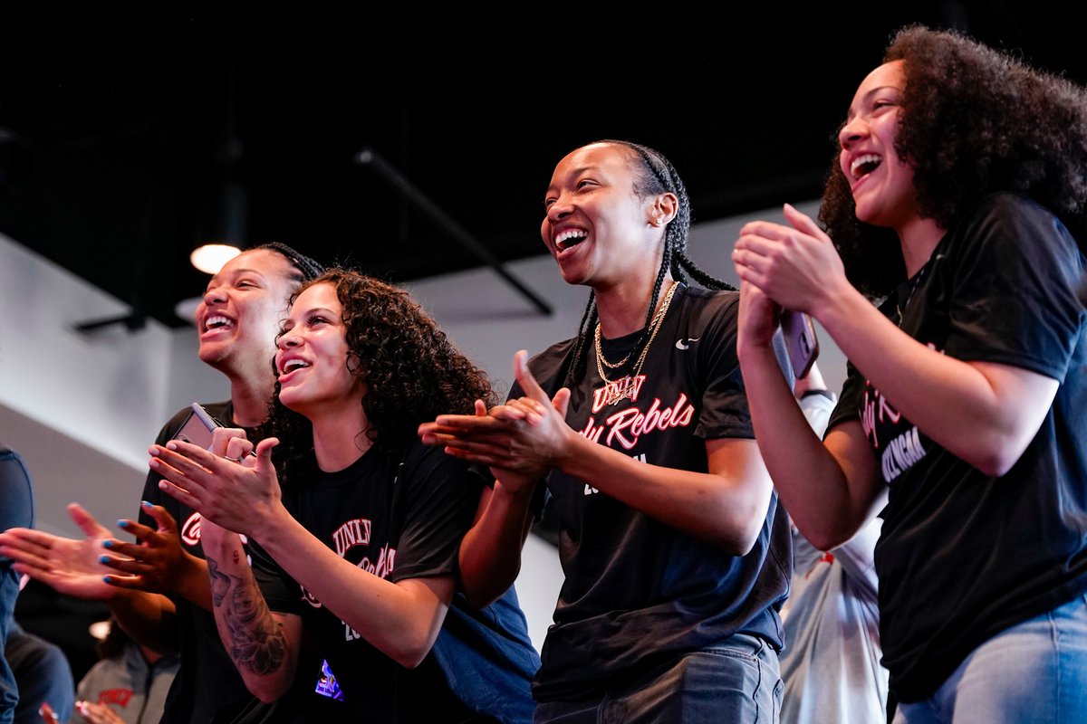 UNLVLadyRebels's tweet photo. Let's go dancing. #LadyRebels #NCAAWBB https://t.co/niA9IhwcZK