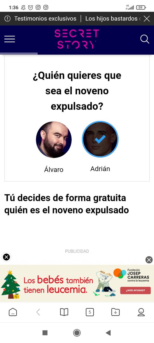 DaviPillo's tweet photo. @SecretStory_es ADRIÁN FUERA #ADRIANASucasa  #SecretNoche9 https://t.co/1s8p3Cuv7E