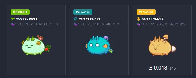 rjsbalic's tweet photo. Looking for experienced Axie players who can handle any of these teams:

#AxieInfinity 
#AxieScholarship 
#AxieScholarships 
#AxieinfinityScholarship 

@reyesruden https://t.co/sRiP3z3TtK