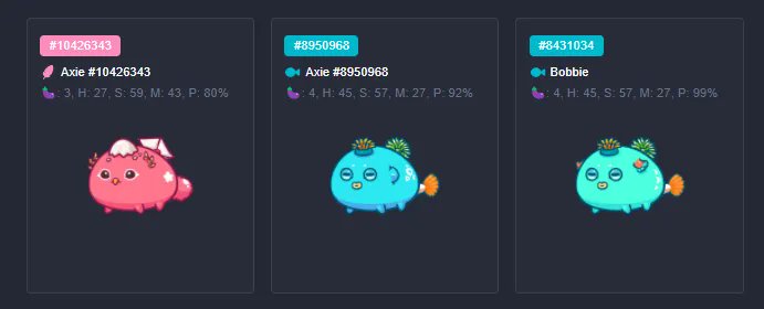 rjsbalic's tweet photo. Looking for experienced Axie players who can handle any of these teams:

#AxieInfinity 
#AxieScholarship 
#AxieScholarships 
#AxieinfinityScholarship 

@reyesruden https://t.co/sRiP3z3TtK