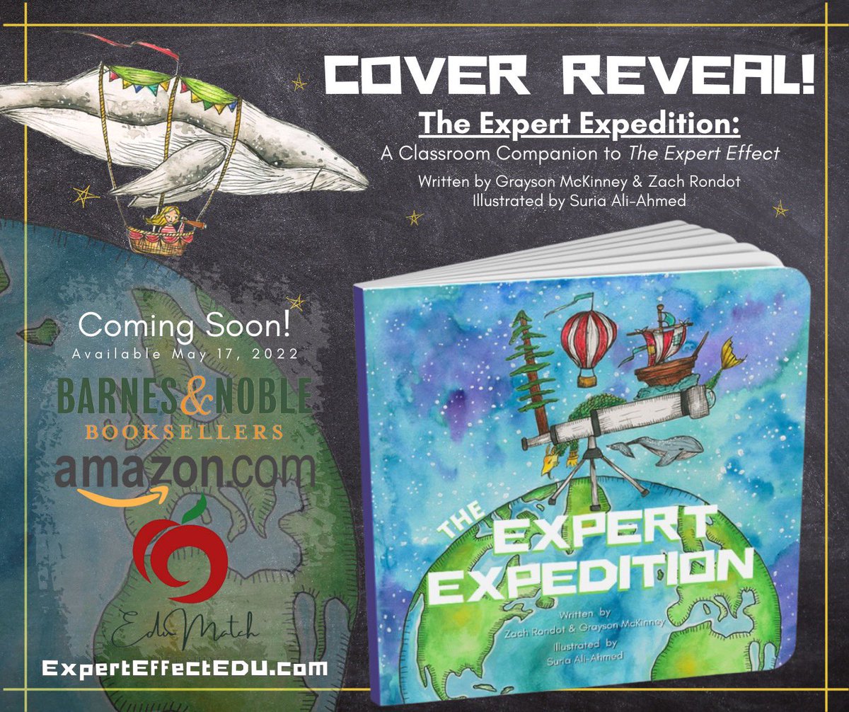 ExpertEffectEDU's tweet image. It’s happening! Coming out 5.17.22 🥳 Written by @GMcKinney2 and @MrRondot, Illustrated by @saliahmed09 #experteffectedu