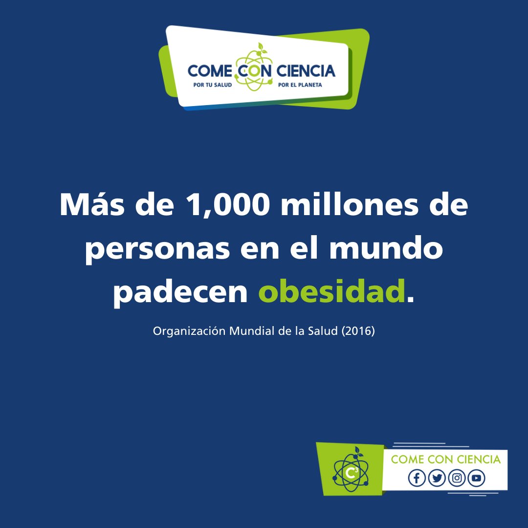 Más de 1,900 millones de personas en el mundo tienen sobrepeso y #obesidad. Sigue leyendo 🧵

#obesidadinfantil #nutricionbasadaenciencia #comeconciencia