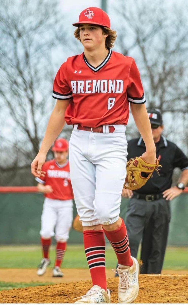BaseballBremond's tweet photo. Wanted to give a shout-out to this stud! Batting average of.481, his quiet leadership is very appreciated. A true team player. Stud behind the plate. Doing all this with a broken finger. https://t.co/NdTFyQQ1Kn