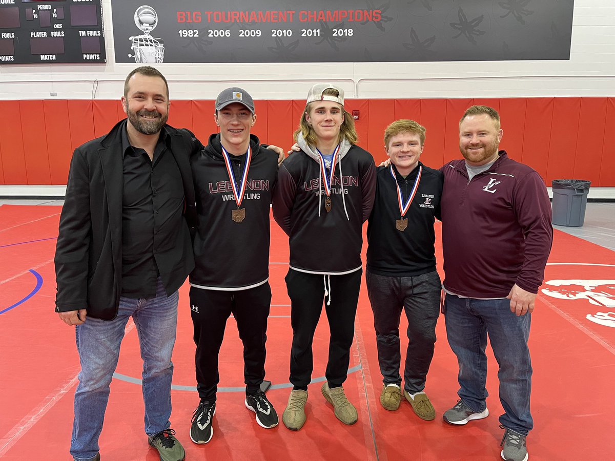 LebanonAthDept's tweet photo. 🏅Bringing them home! Congrats Jack, Flint, Luke, families and coaches! #StatePlacers #OnwardLebanon🚩 https://t.co/XJYYT51oku