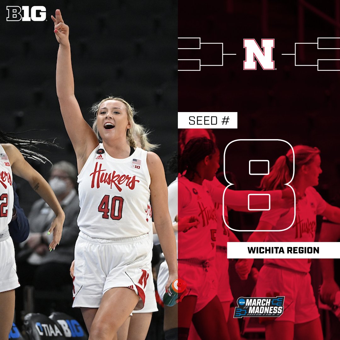 B1Gwbball's tweet photo. They're IN: @HuskersWBB 

Nebraska🆚Gonzaga 
📍Wichita Region 
#B1GWBBall x #MarchMadness https://t.co/3RbnfbpqF9