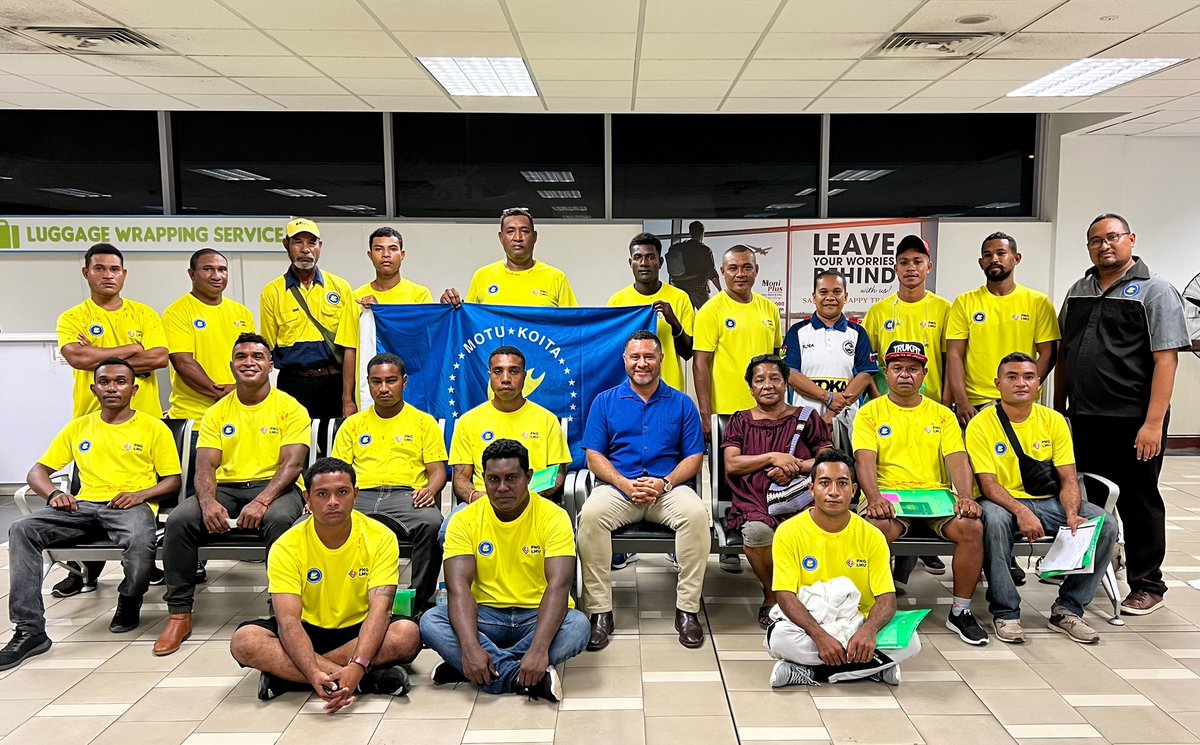 4am this morning, I joined another 18 Motu Koita families farewell their sons to pursue employment opportunities in South Australia. Best wishes to the next batch of Motu Koita workers heading to Adelaide today. #labourmobility #pngaustraliapartnership