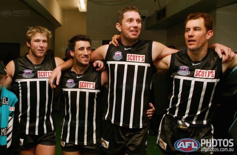 _Since1969's tweet photo. **5 DAYS TO GO - @PAFC LOCKER 5 REVISITED**
PAFC LOCKER NO. 5
100 GAME PLAYERS
BOB MCLEAN
HAROLD MCDONALD
TIM EVANS
BRUCE ABERNETHY
BRENDON LADE
MATTHEW BROADBENT
#DoItForRussell https://t.co/VjYu3mFy84