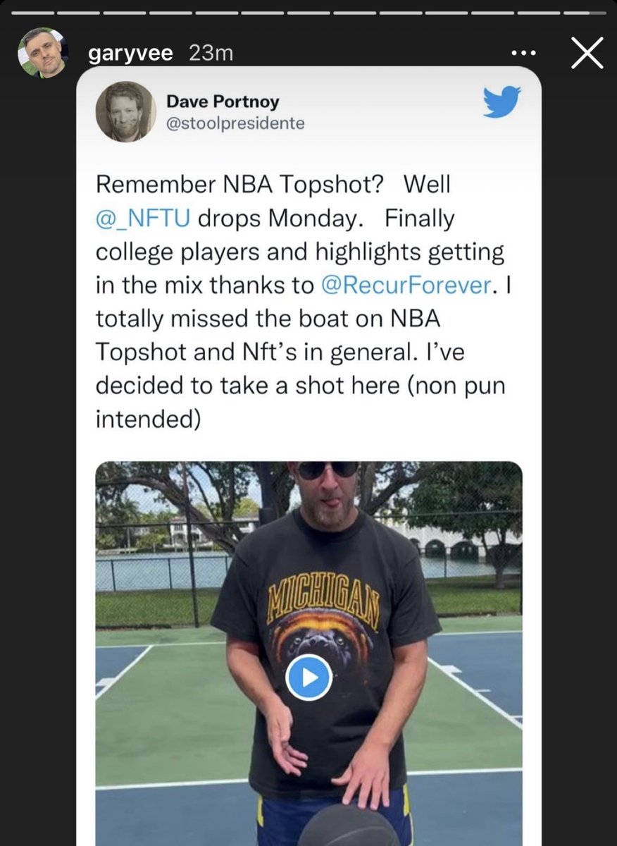 RecurForever's tweet photo. .@GaryVee and @stoolpresidente are gearing up for the @_NFTU launch tomorrow … make sure to set your alarm clocks ⏰🚀

3/14
11 AM ET
https://t.co/VFUVWAu2f0 https://t.co/OA5ySMz9e1