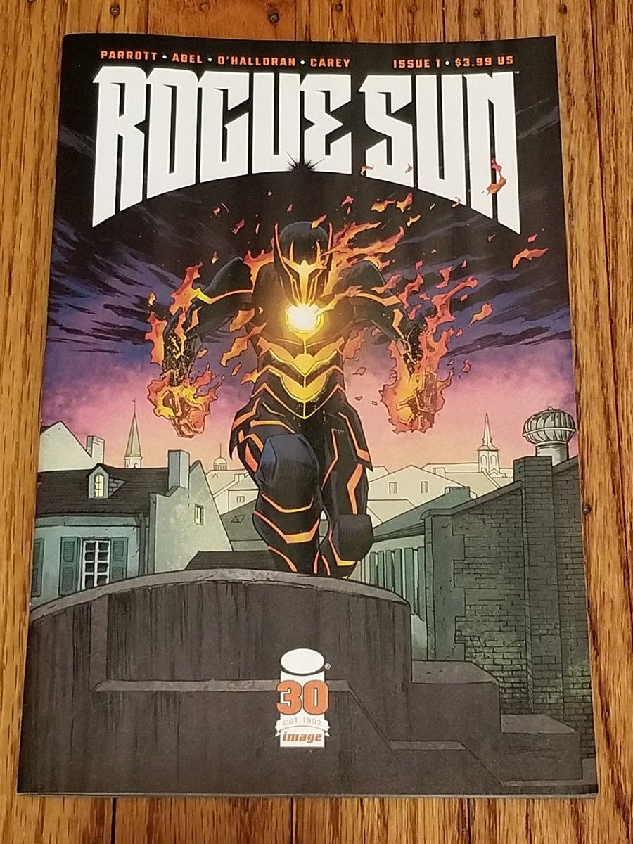 PAComicExaminer's tweet photo. ROGUE SUN #1 published by @ImageComics was a solid launch issue.
Great looking character with a decent hook.
Cool looking villain
Perfect pacing
22 pages of story plus extras
#Image30 #comics #comicbooks https://t.co/ZYbdi9Ol8a