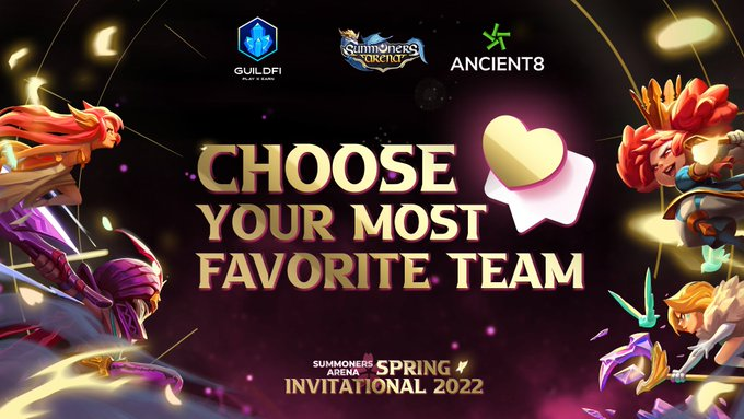 cenogp2e's tweet photo. What Is Your Favourite Team Guys?
Come vote for your favorite team in #SASpringInvitational on @SummonersArena
Discord server now!
📍https://t.co/C6GytVTEfF
Team with the most votes wins 50 Genesis NFTs!
#P2E #PlayToEarn $SAE $ASG #GameFi #NFT #P2EGame https://t.co/Ad11PDpC61